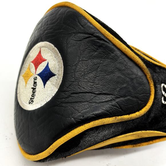 Vtg Pittsburgh Steelers Super Bowl X Golf Club Head Cover Golfing Wood Driver - Picture 7 of 9